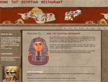 Tablet Screenshot of kingtutegyptian.com